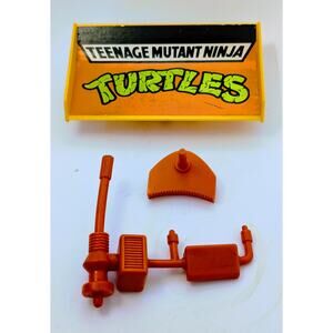 3 Vintage 1989 TMNT Party Wagon Turtle Van Accessories Lot
